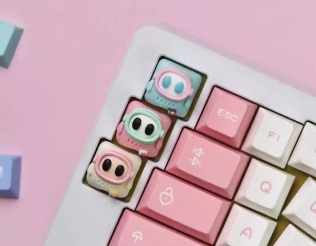 Astronaut keycaps 3D creative keycaps