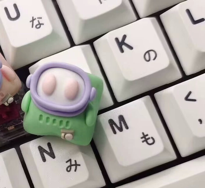 Astronaut keycaps 3D creative keycaps